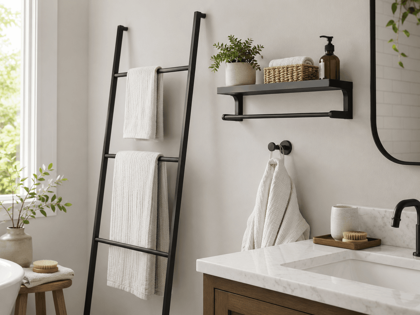 Bathroom Steel Set — A rust-resistant set built for humid rooms.
