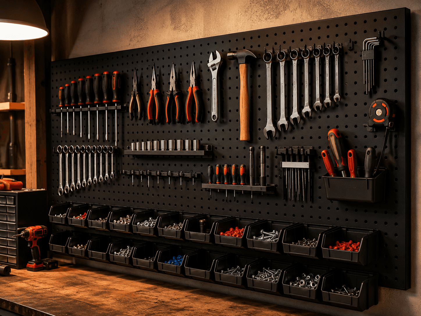 Workshop Tool Wall — A serious tool wall for the garage or maker space.